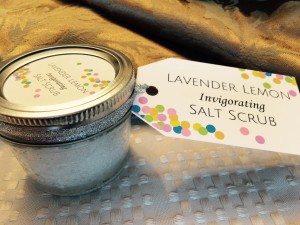 Lavender & Lemon Salt Scrub